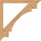 Ekena Millwork Merced Traditional Smooth Bracket, Western Red Cedar, 3 1/2"W x 48"D x 48"H BKT04X48X48MRC01SWR - alternate 4